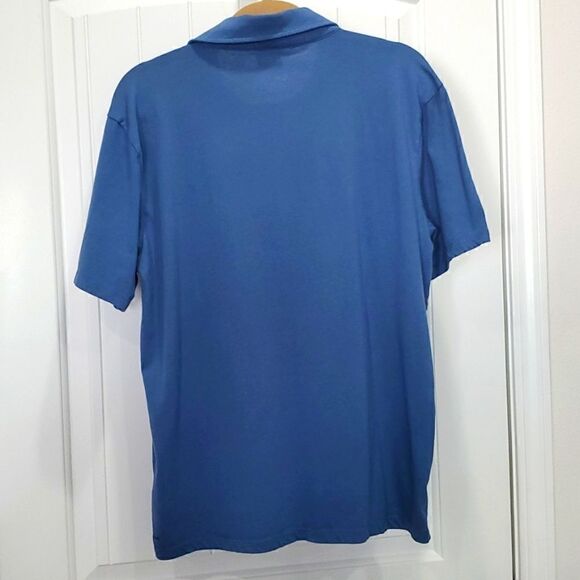 Hurley Solid Blue Mens Polo Shirt, H2O DRI Ace, size Large - Picture 5 of 5